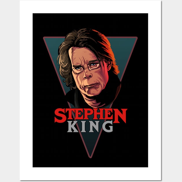 STEPHEN KING Wall Art by Creepsandbabes